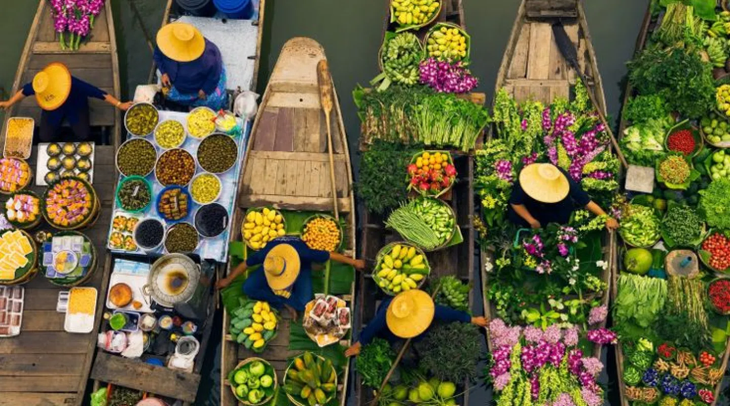 floating market  art wolfe