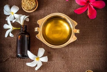 homemade herbal hair oil for dandruff and hair fall control